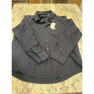 NWT Perry Ellis Long Sleeve Dress Shirt- Mens XXL Msrp $79.50‎